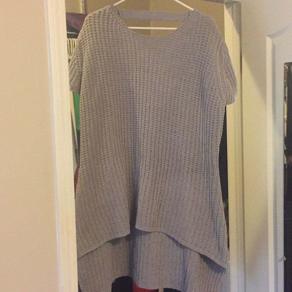 Boutique, grey knit tunic